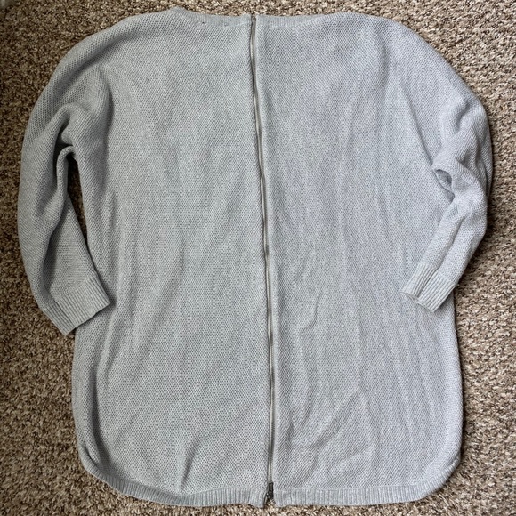 EXPRESS SHIMMERY HIGH LOW TUNIC WITH ZIPPER MEDIUM - Picture 6 of 6